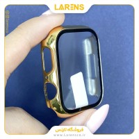 كاور اپل واچ PC Glass سايز 45mm رنگ Gold